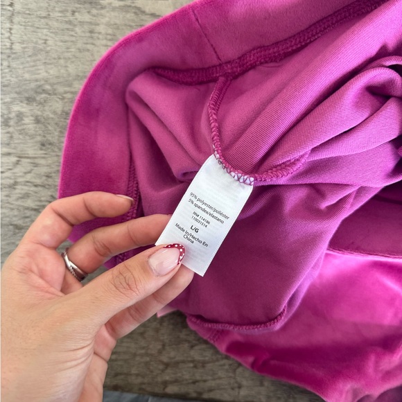 NWOT Juicy Couture Pink Velour Rhinestone Logo Lounge Pants Size L Y2K - Picture 6 of 6